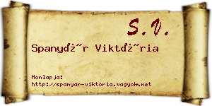 Spanyár Viktória névjegykártya